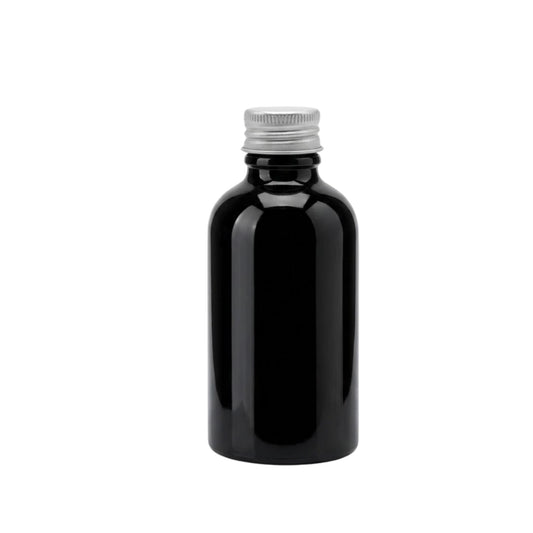 100ml Black Round Glass Dropper Bottle