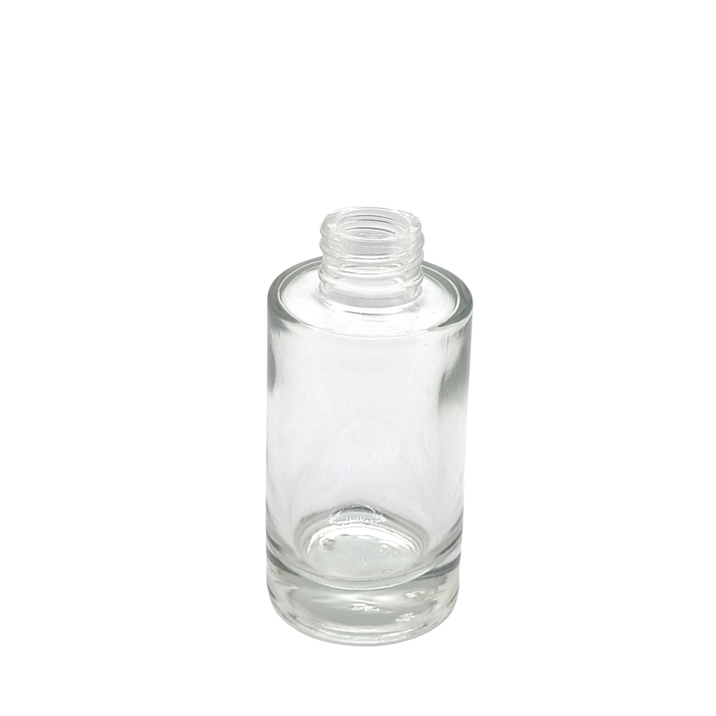 100ml Tall Lotus Clear Round Glass Diffuser Bottle