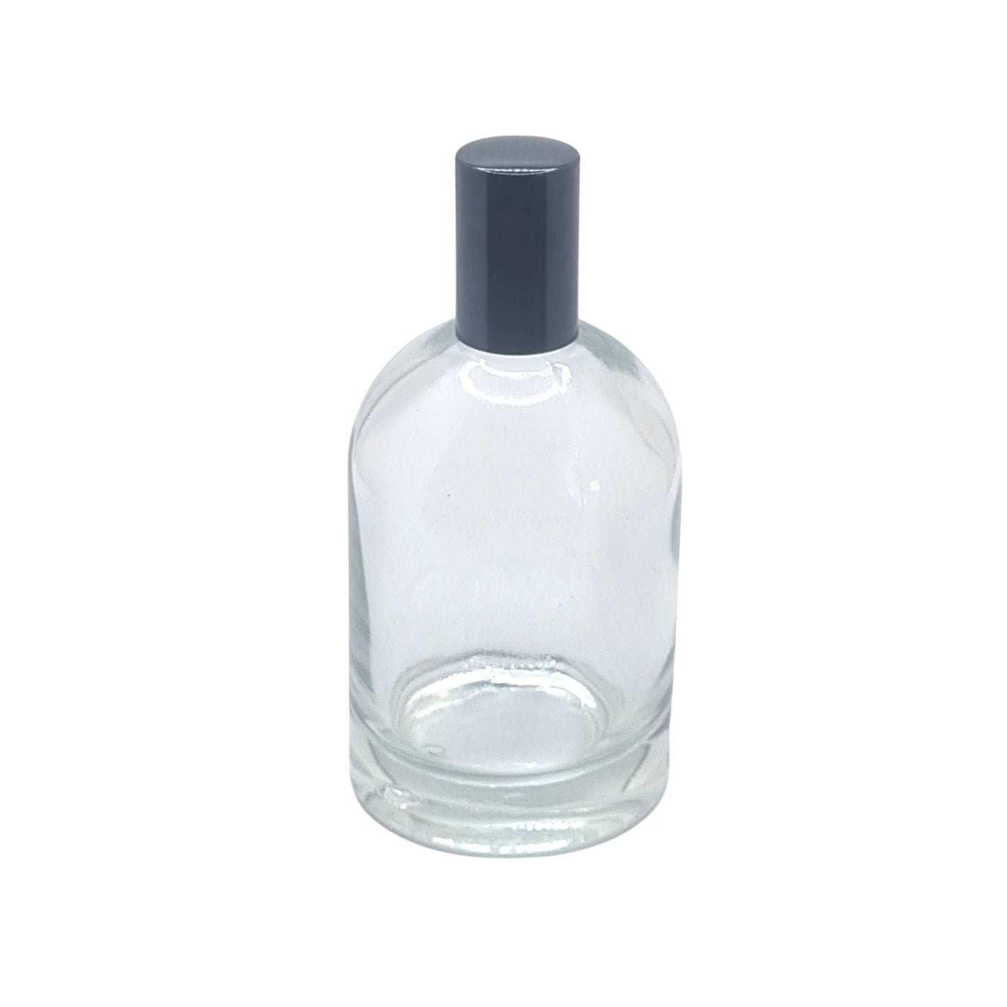 100m Bazille Bottle with Black Overcap