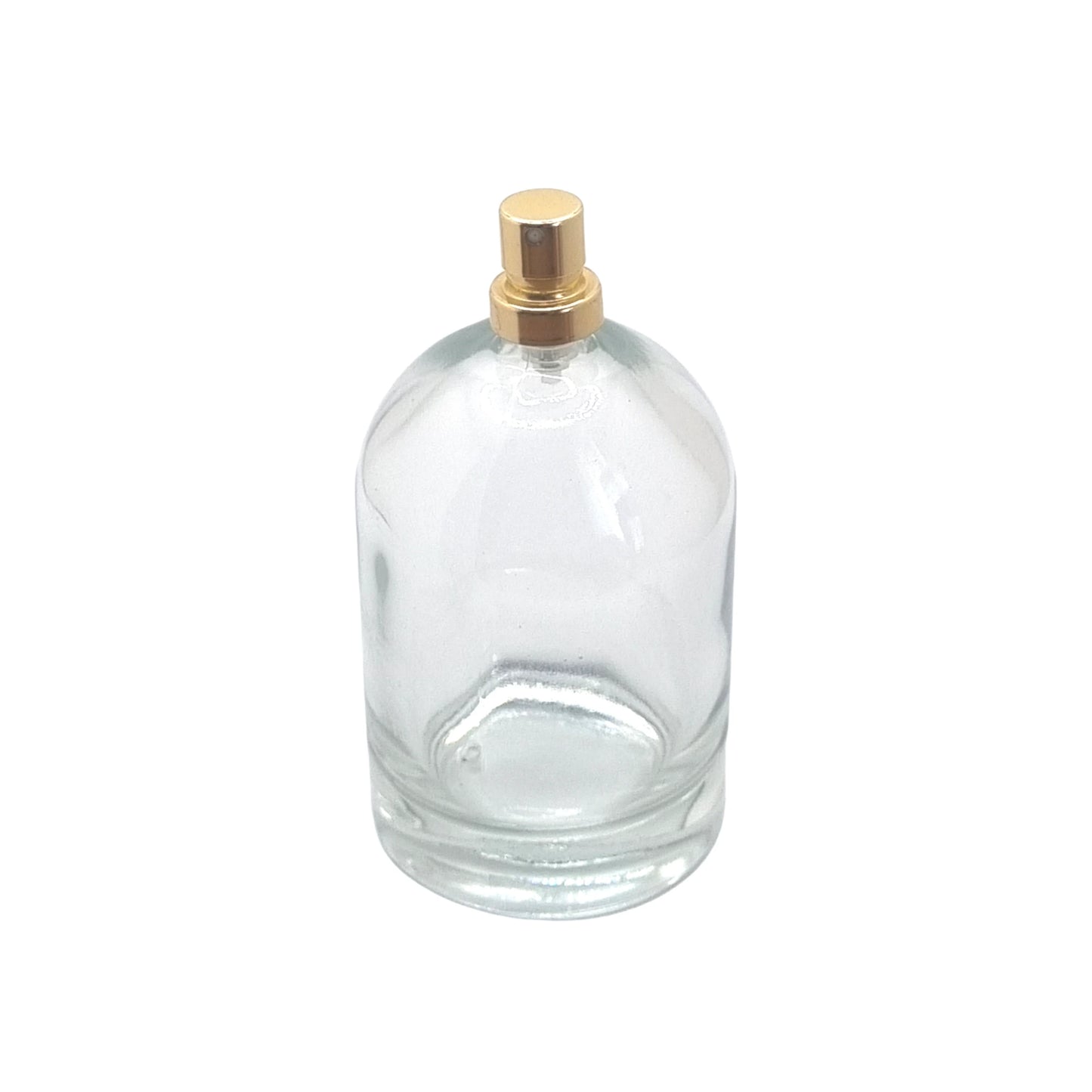 100ml Bazille Clear Round Glass Bottle