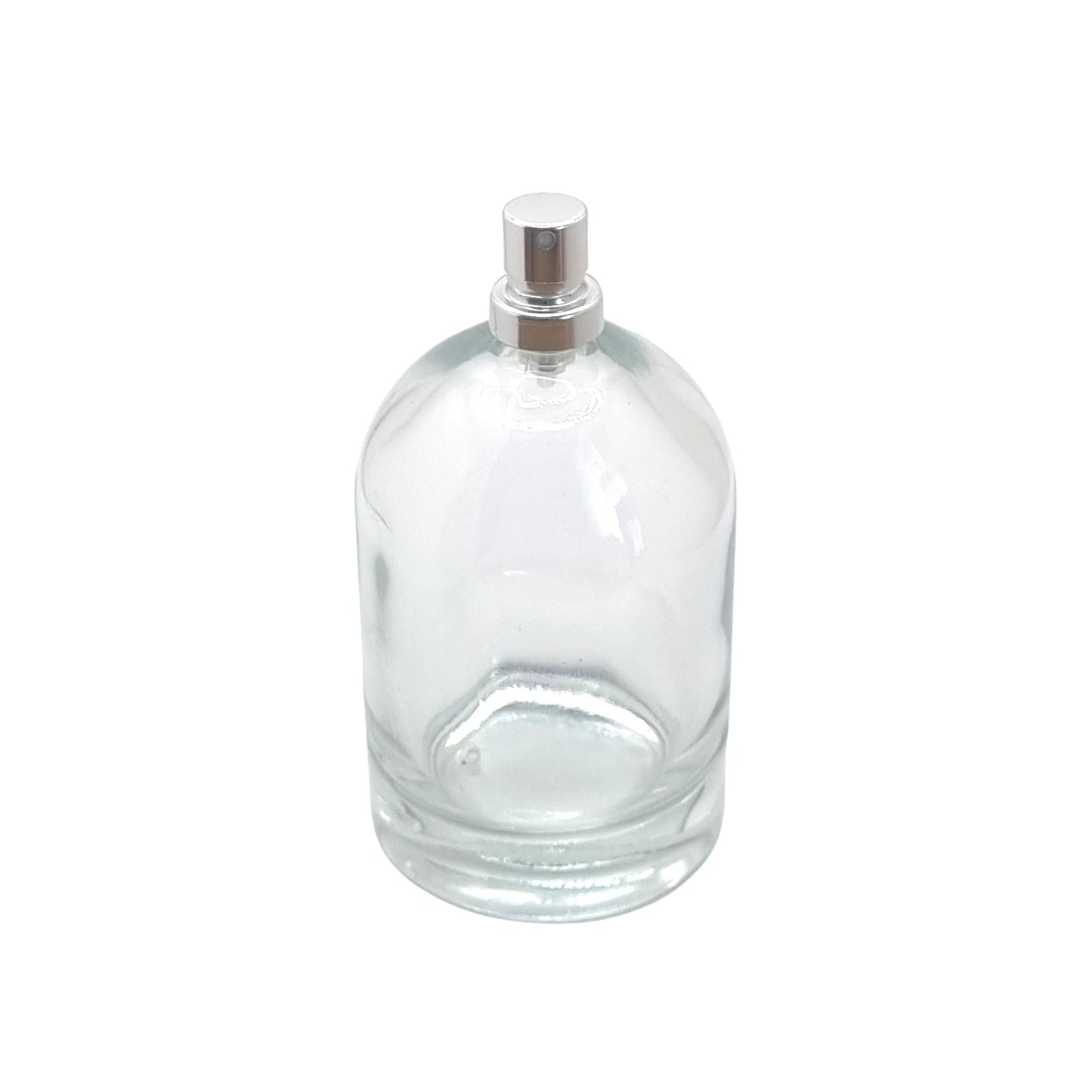 100ml Bazille Clear Round Glass Bottle