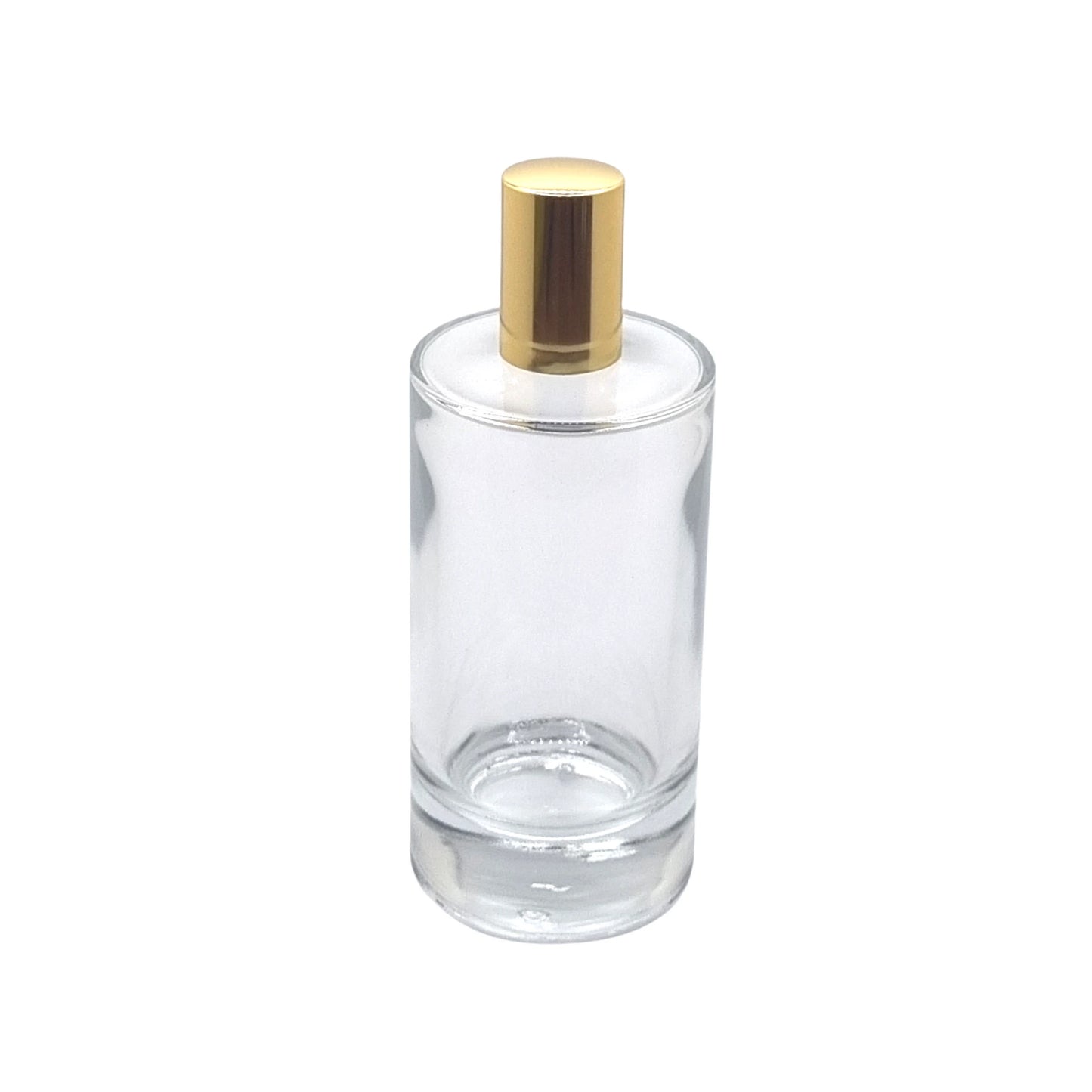 100ml Charlotte Clear Round Glass Bottle