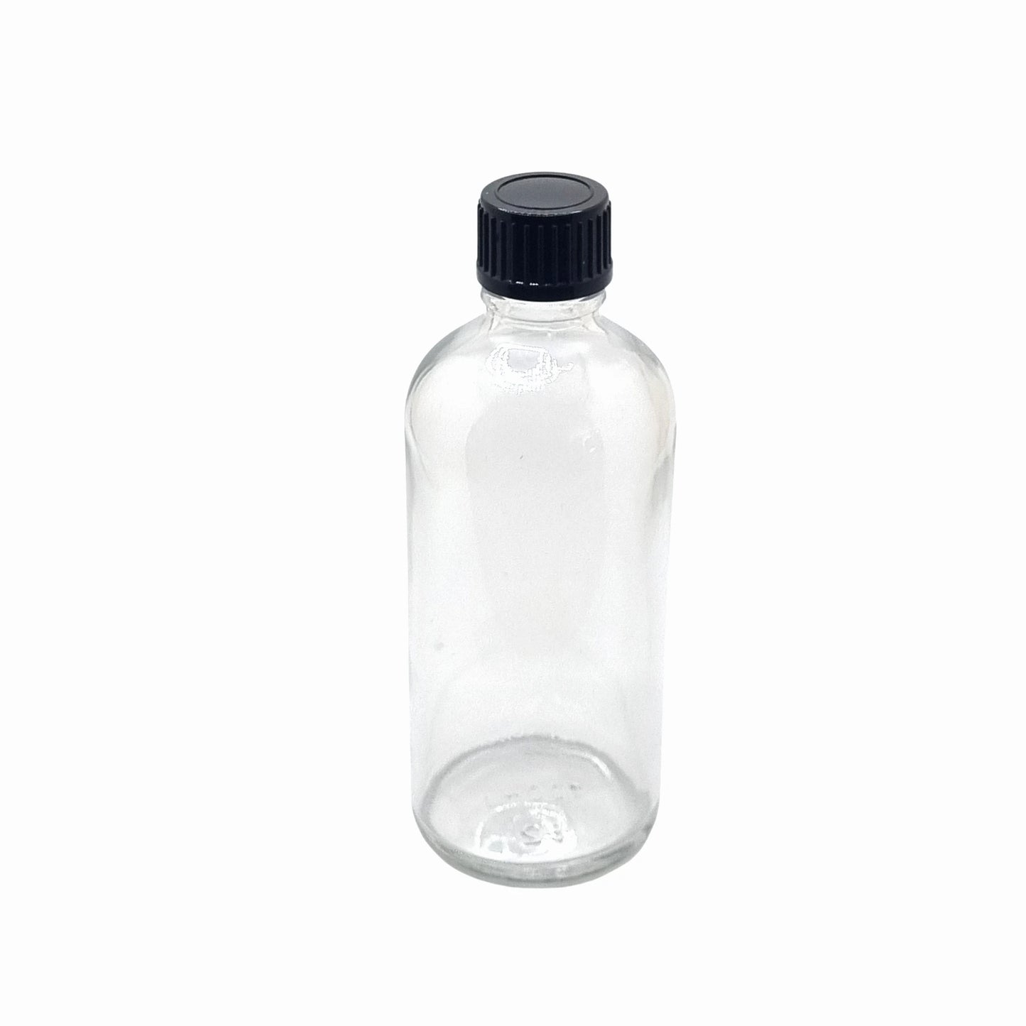100ml Dropper Clear Round Glass Bottle