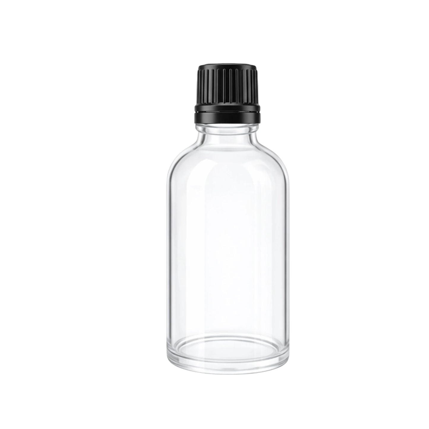GL18 Black Tamper Evident 0.7mm Dropper Cap