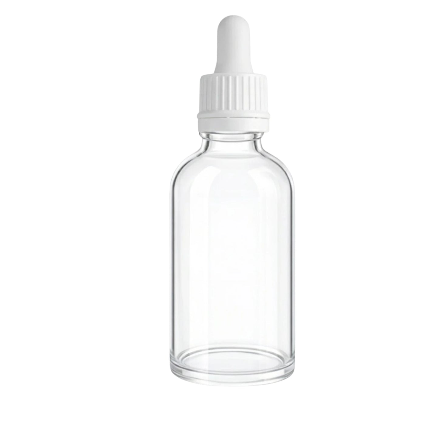 100ml Dropper Clear Round Glass Bottle