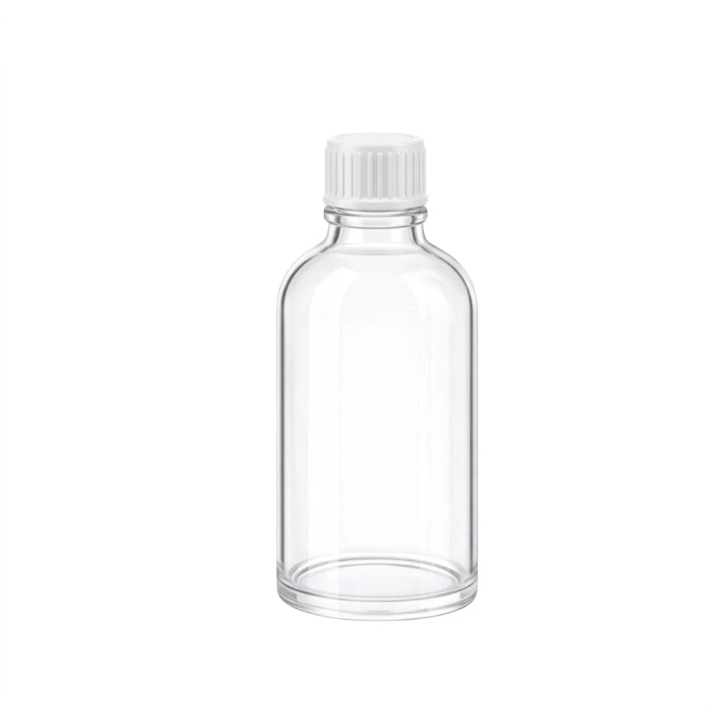 GL18 White Non-Tamper Evident 0.7mm Dropper Cap