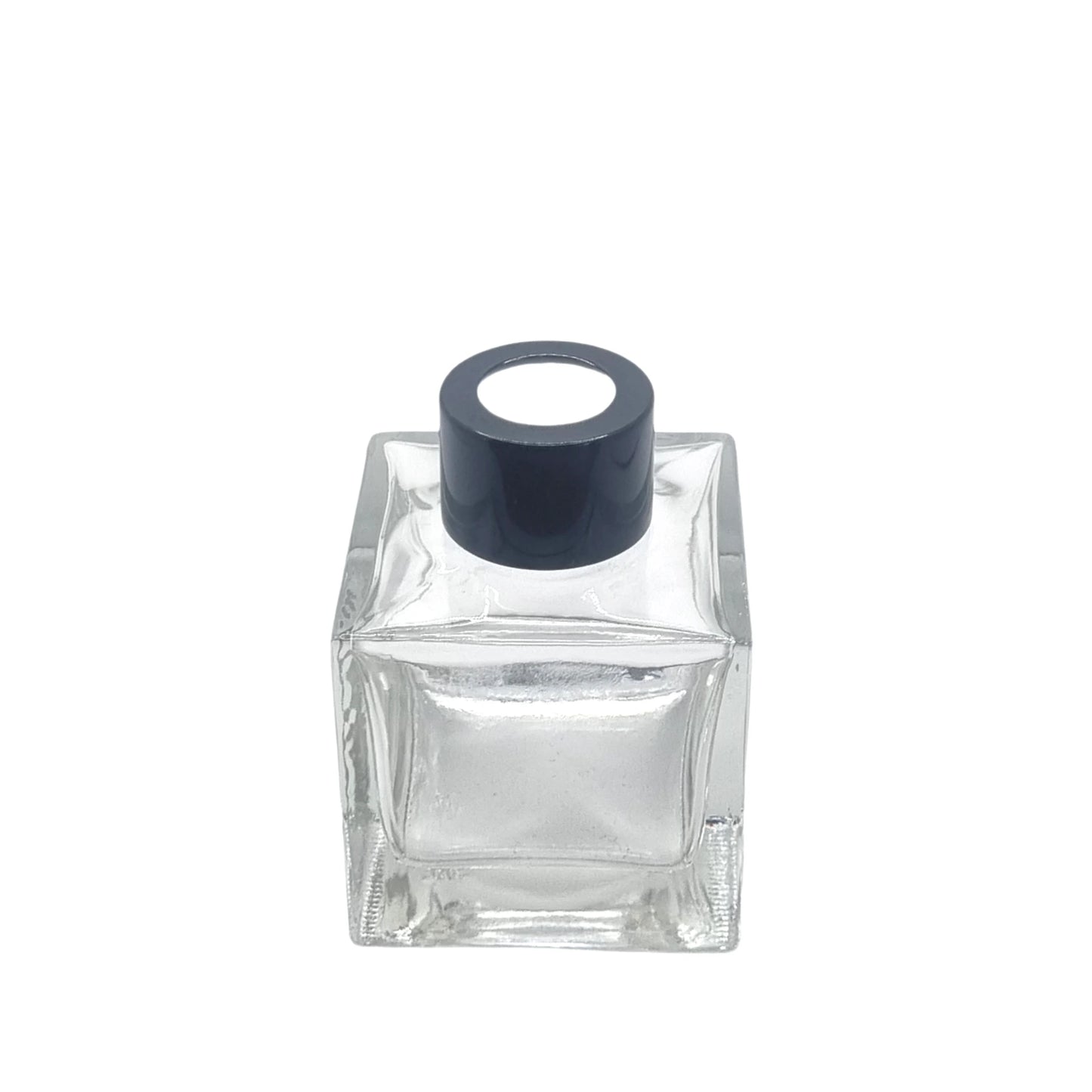 100ml Cube Clear Square Glass Diffuser Bottle