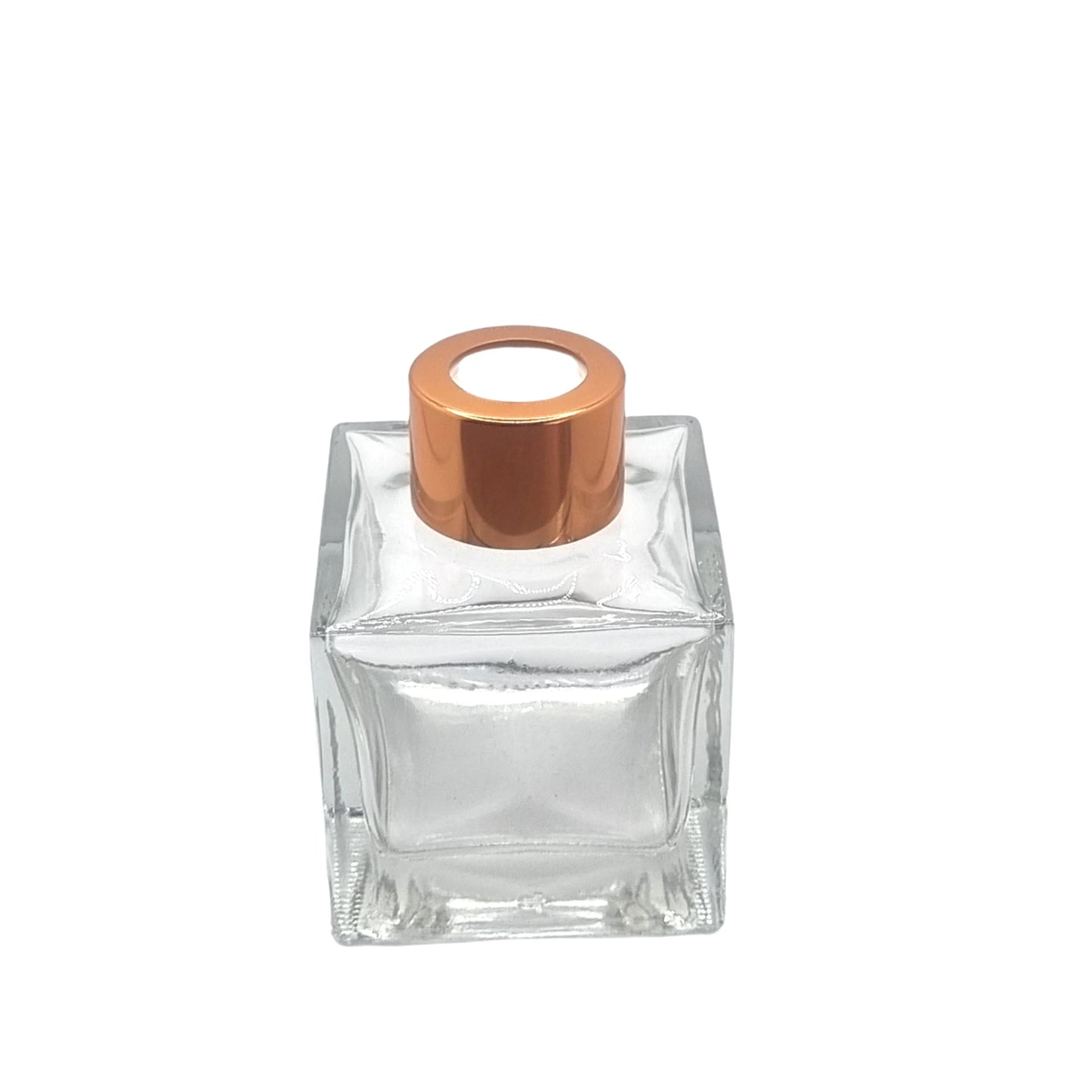 100ml Cube Clear Square Glass Diffuser Bottle