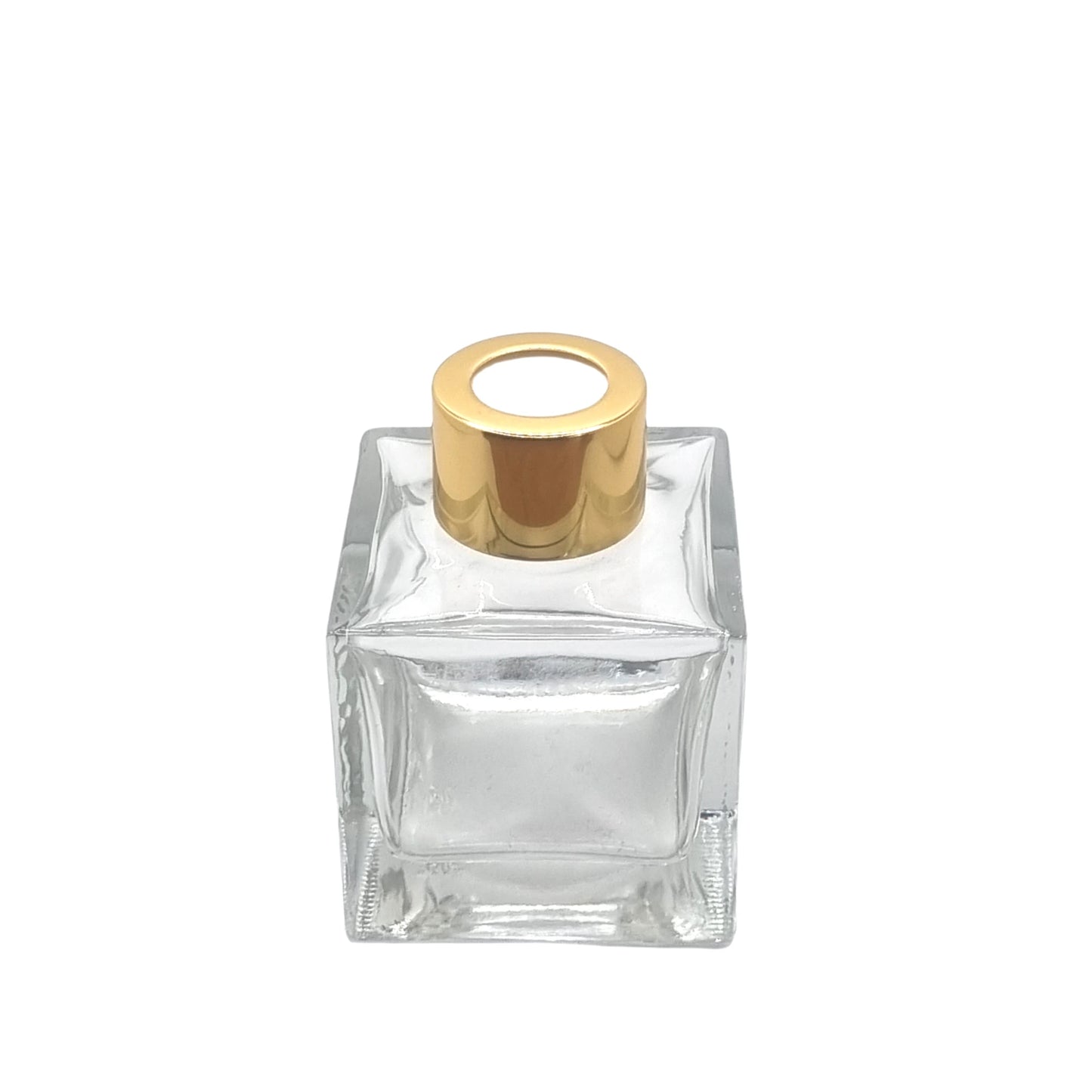 100ml Cube Clear Square Glass Diffuser Bottle