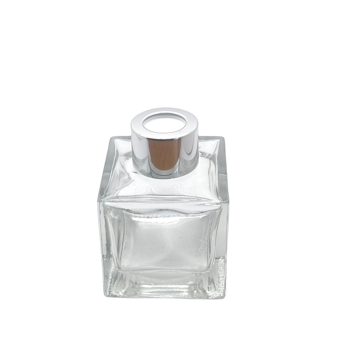 100ml Cube Clear Square Glass Diffuser Bottle