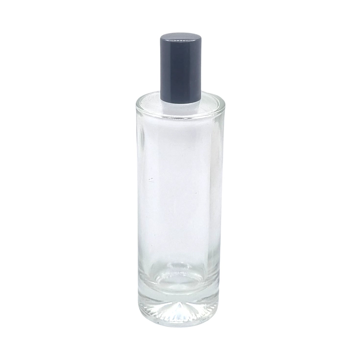 100ml Durer Clear Round Glass Bottle (Pallet Qty 2,592 Units)