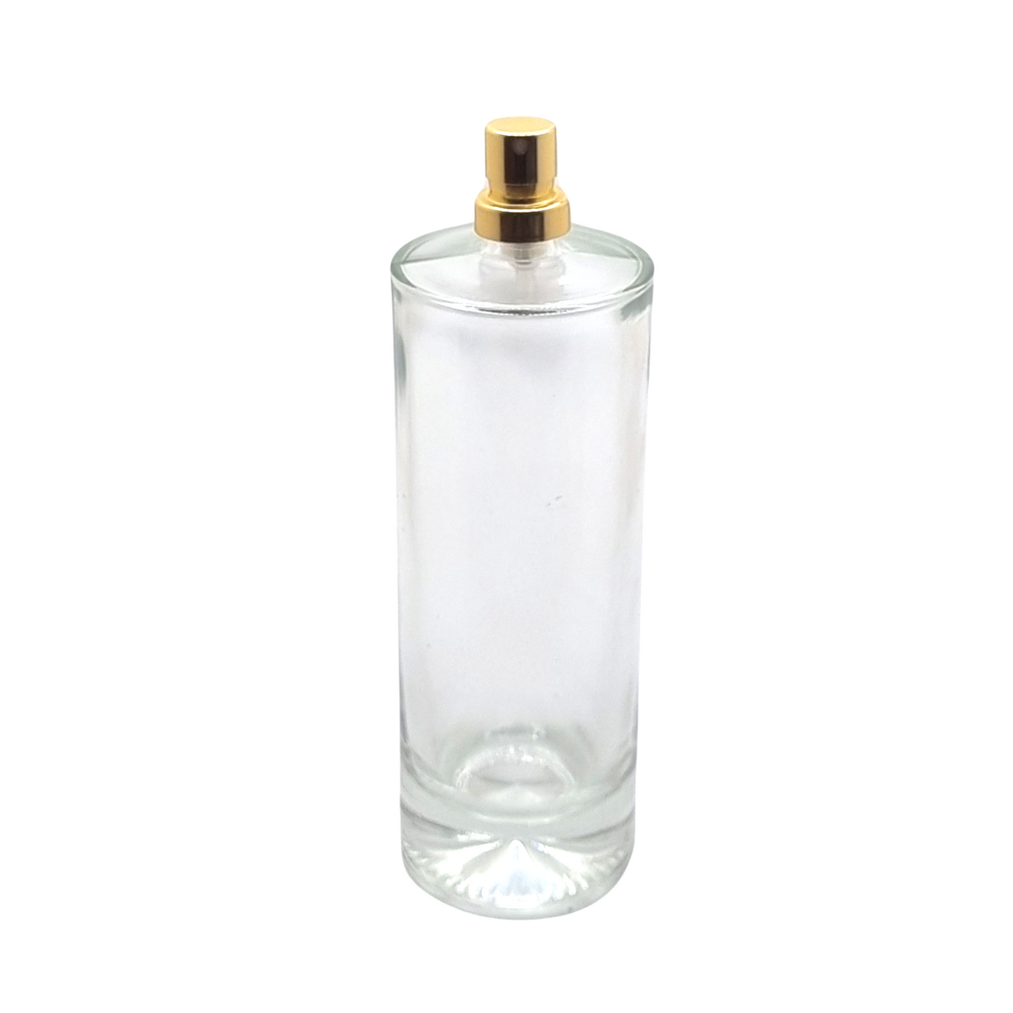 100ml Durer Clear Round Glass Bottle (Pallet Qty 2,592 Units)