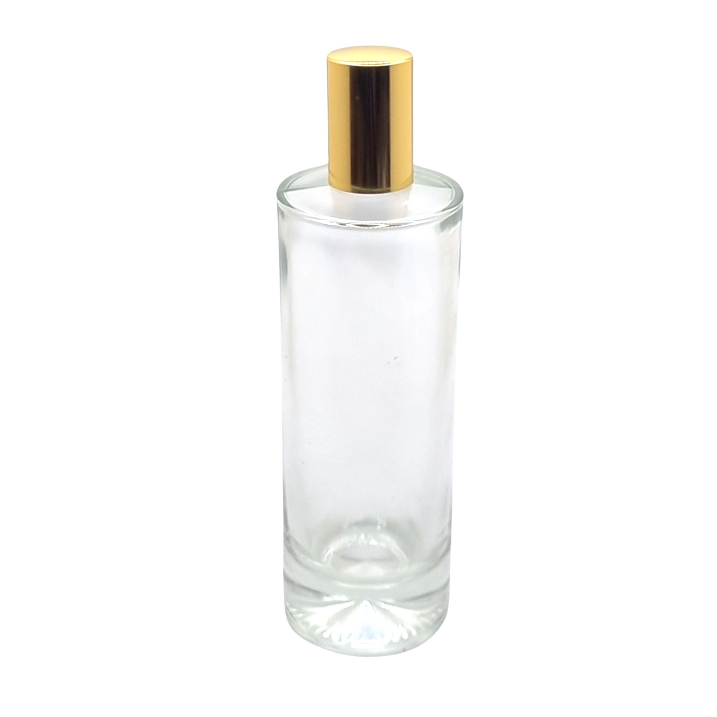 100ml Durer Clear Round Glass Bottle (Pallet Qty 2,592 Units)