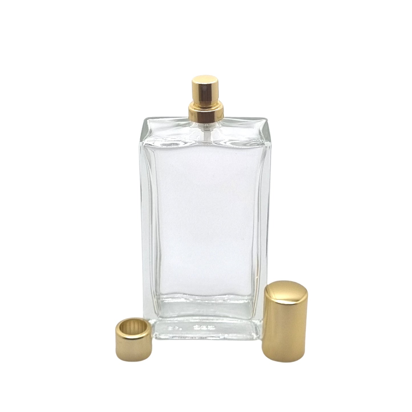 100ml Everest Clear Rectangle Glass Bottle