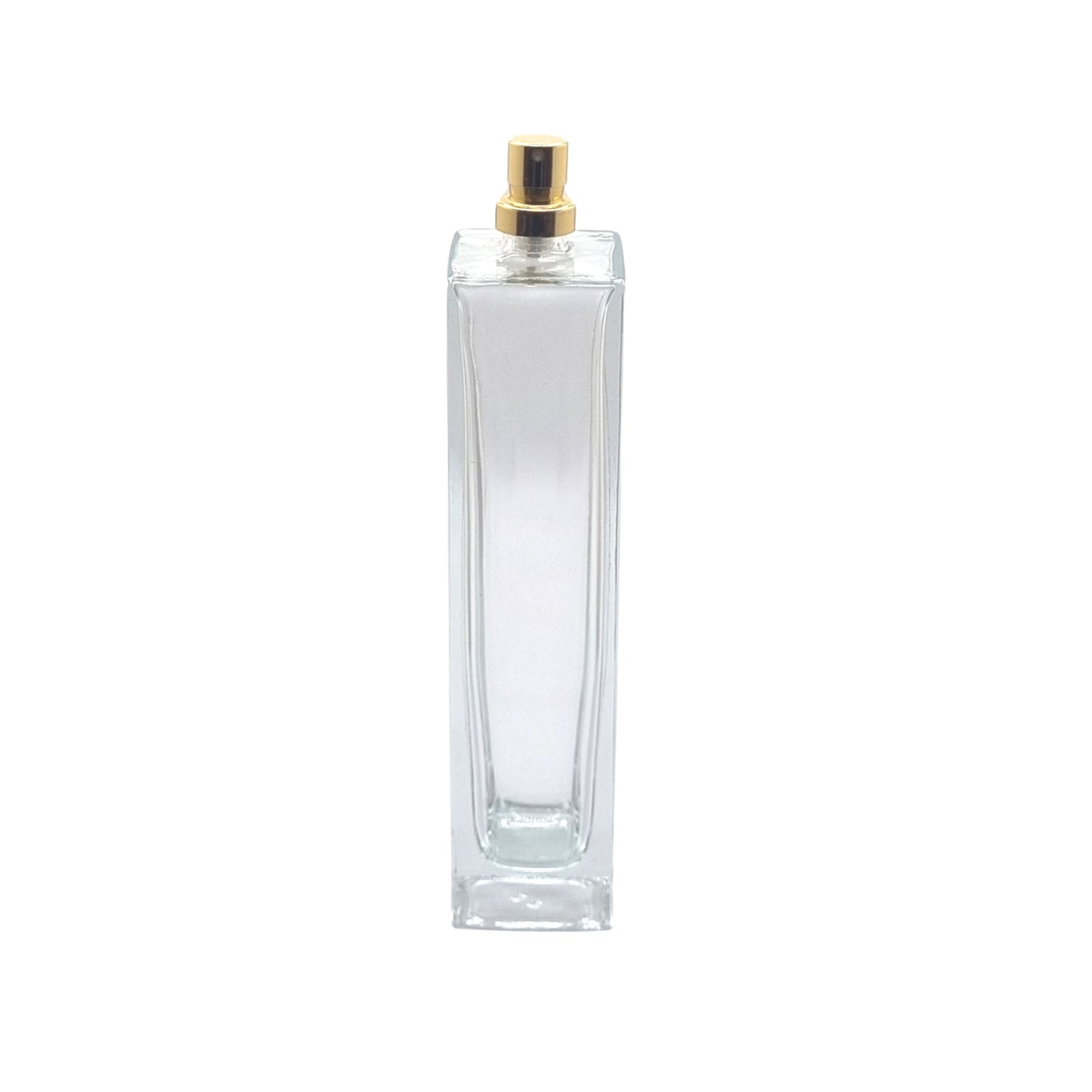100ml Klee Clear Square Glass Bottle