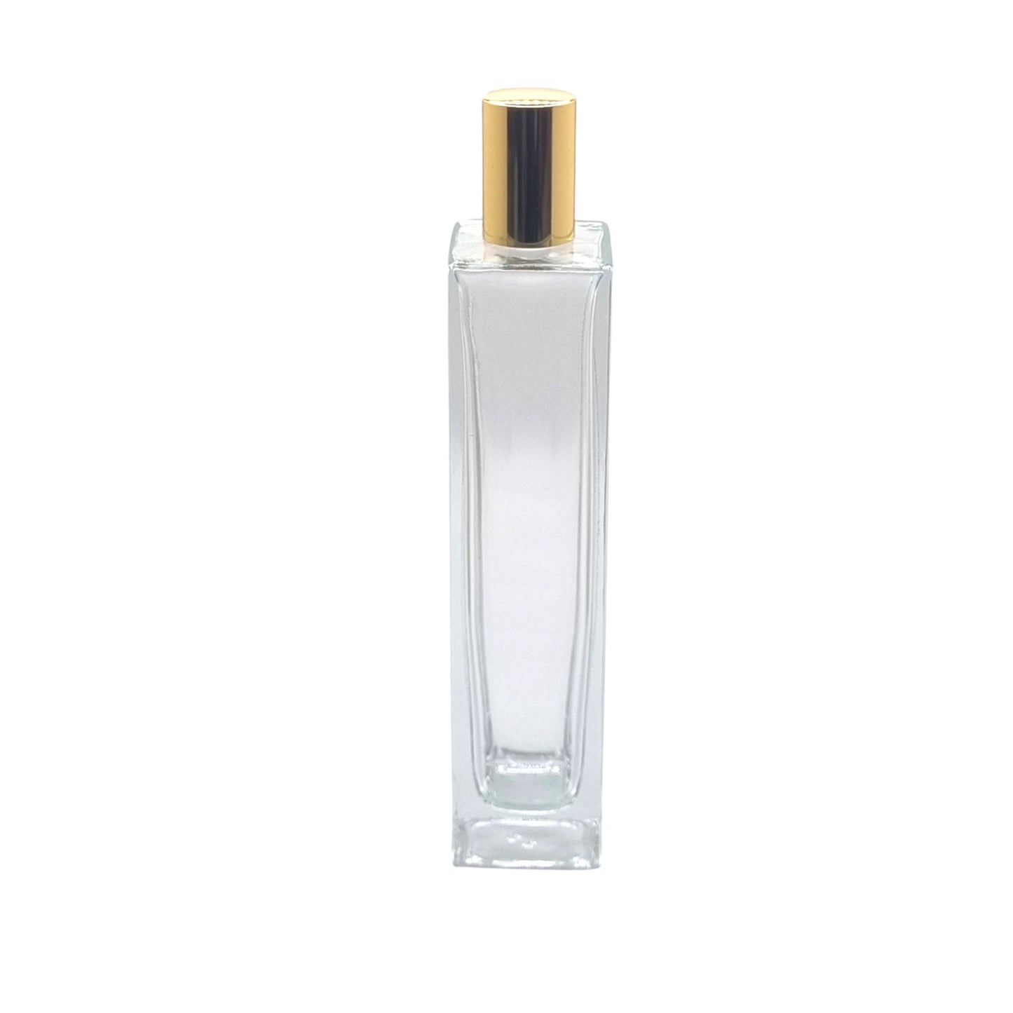 100ml Klee Clear Square Glass Bottle