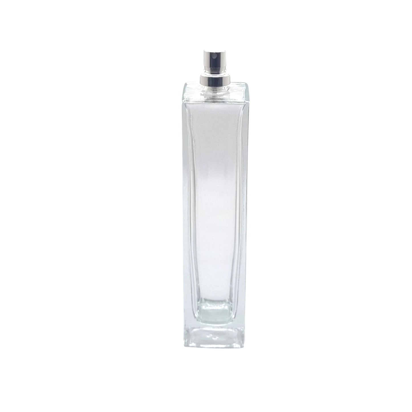 100ml Klee Clear Square Glass Bottle