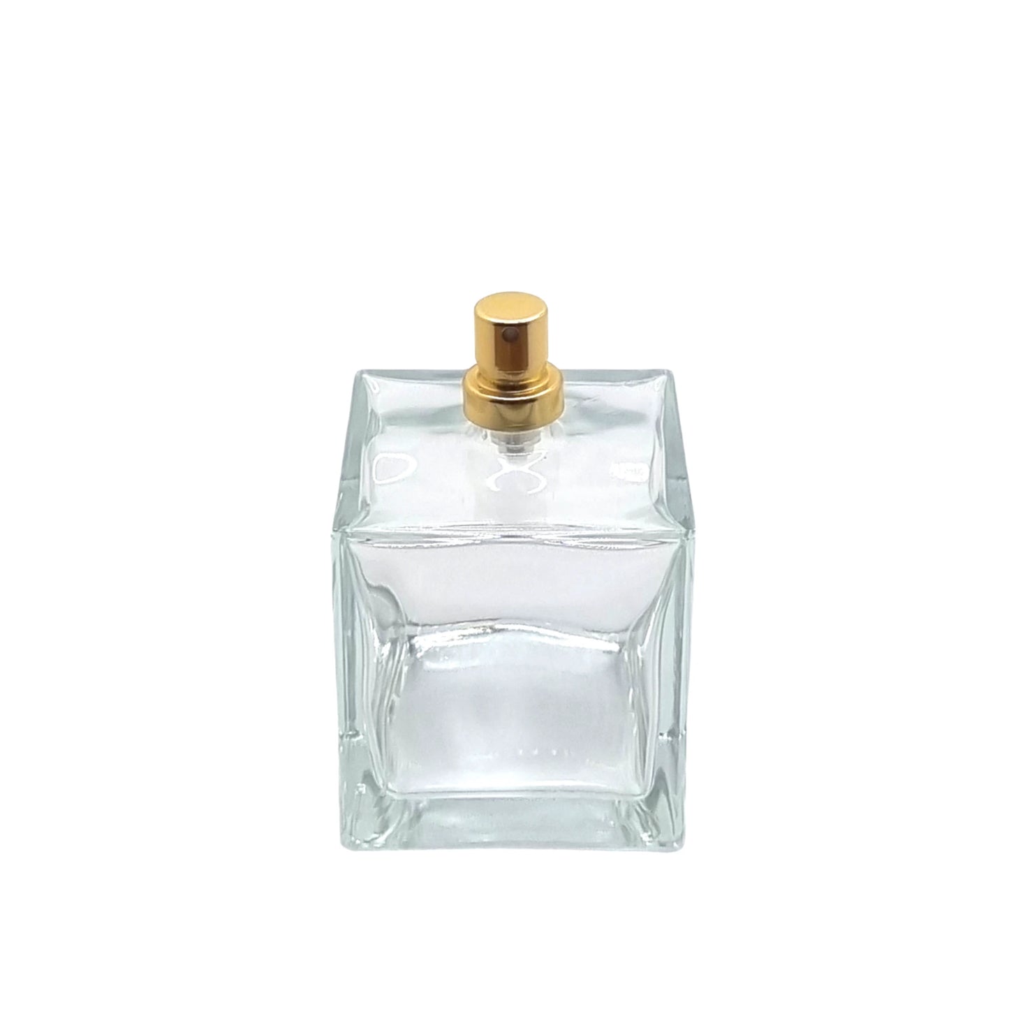 100ml Picasso Clear Square Glass Bottle (Pallet Qty 3,600 Units)