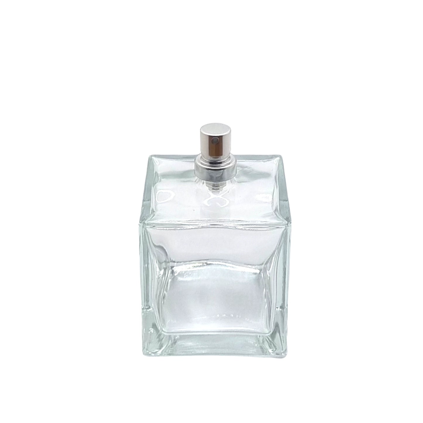 100ml Picasso Clear Square Glass Bottle (Pallet Qty 3,600 Units)