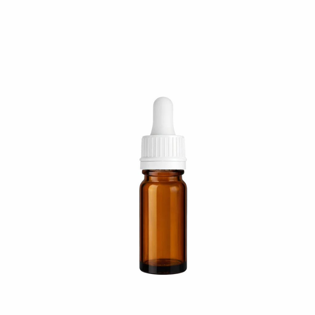 10ml Dropper Amber Round Glass Bottle