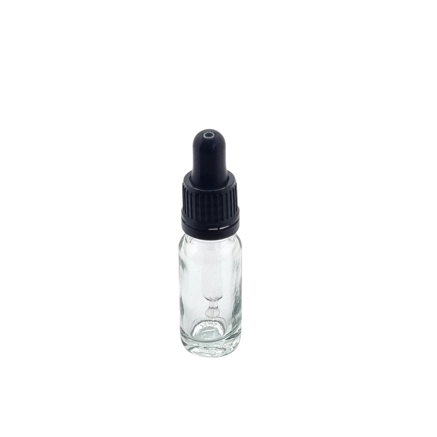 10ml Dropper Clear Round Glass Bottle