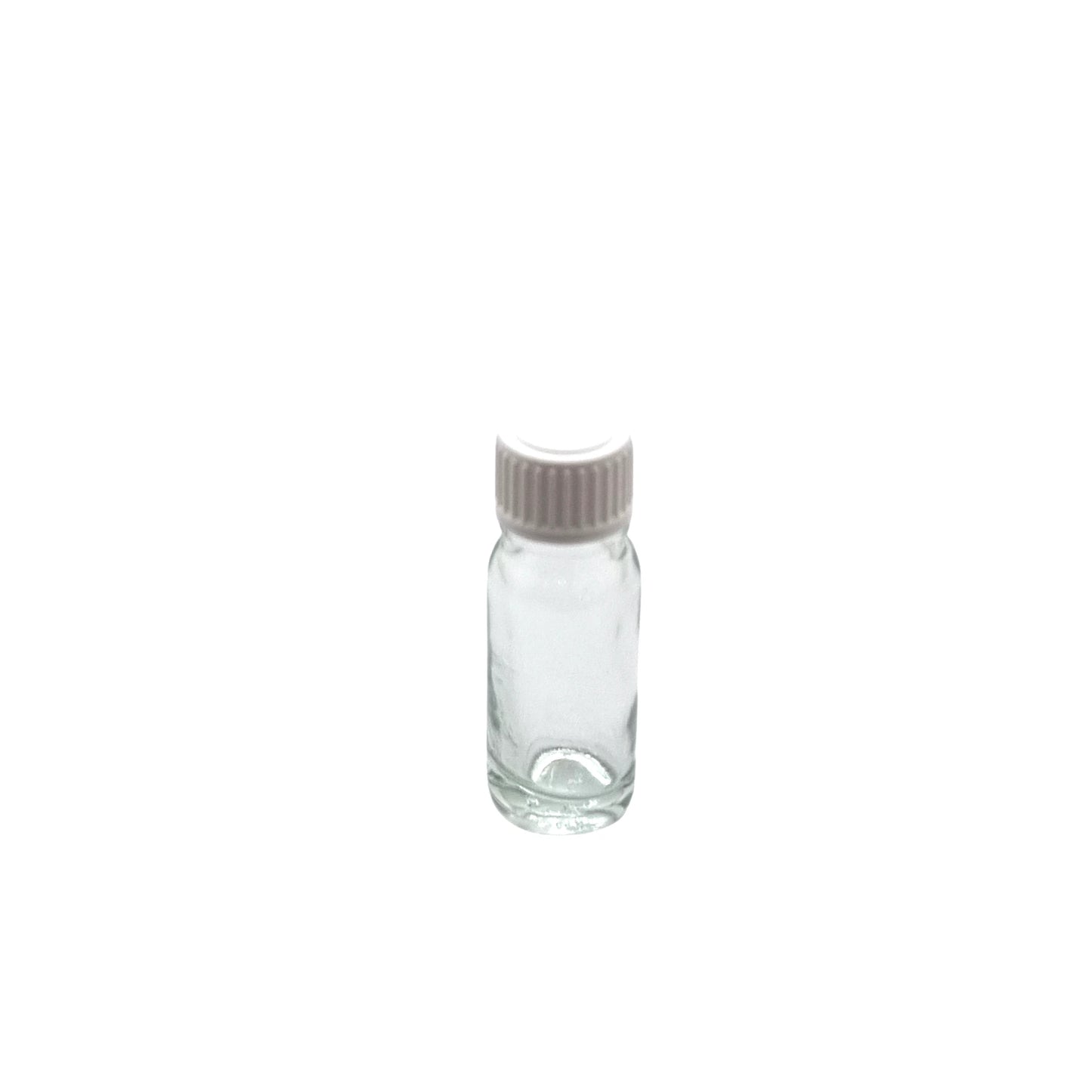 10ml Dropper Clear Round Glass Bottle