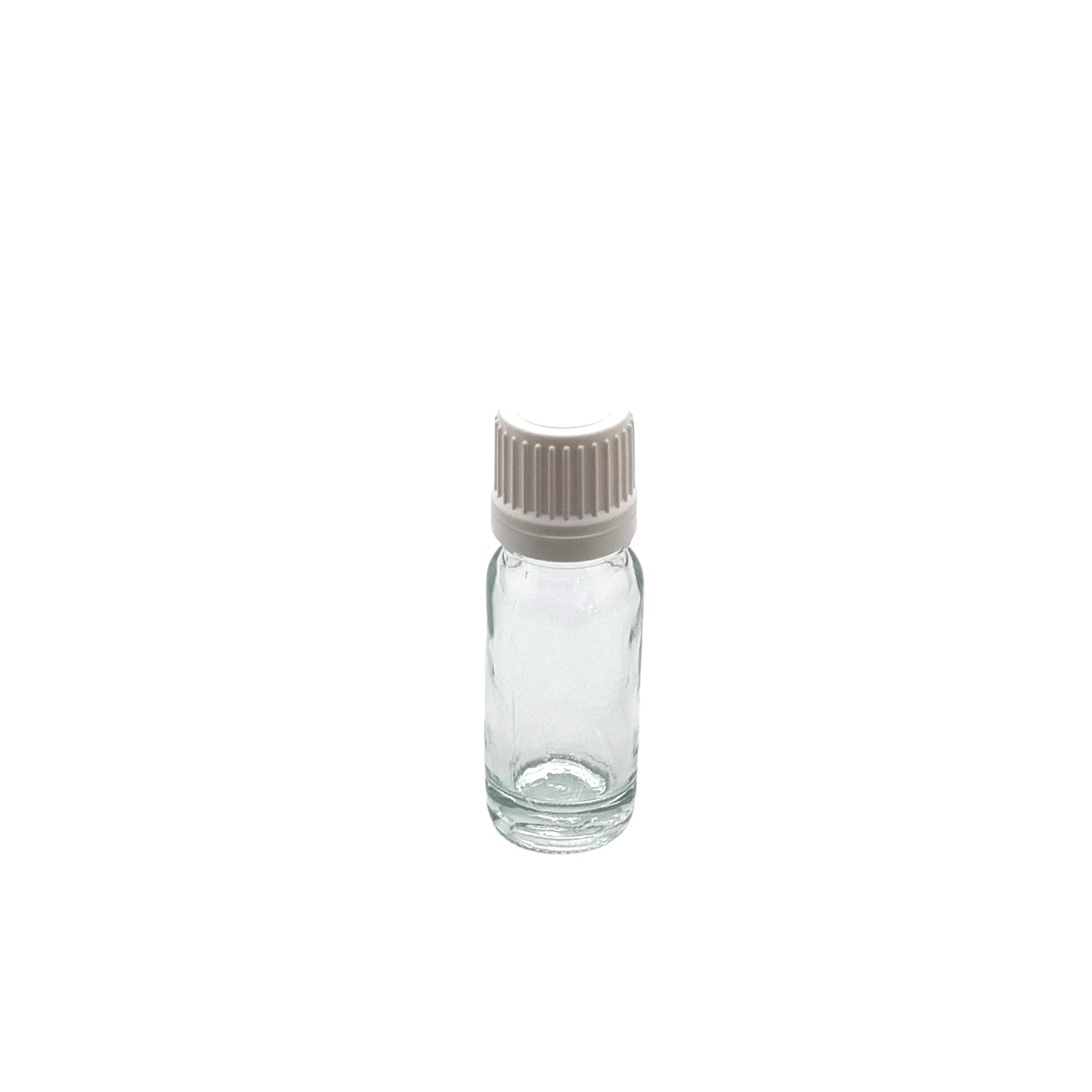 10ml Dropper Clear Round Glass Bottle