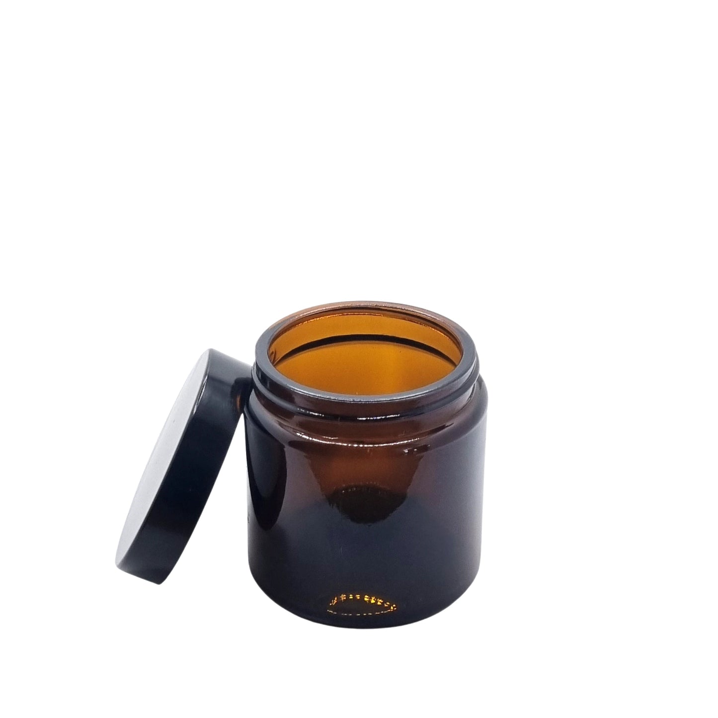 120ml Ointment Amber Round Glass Jar