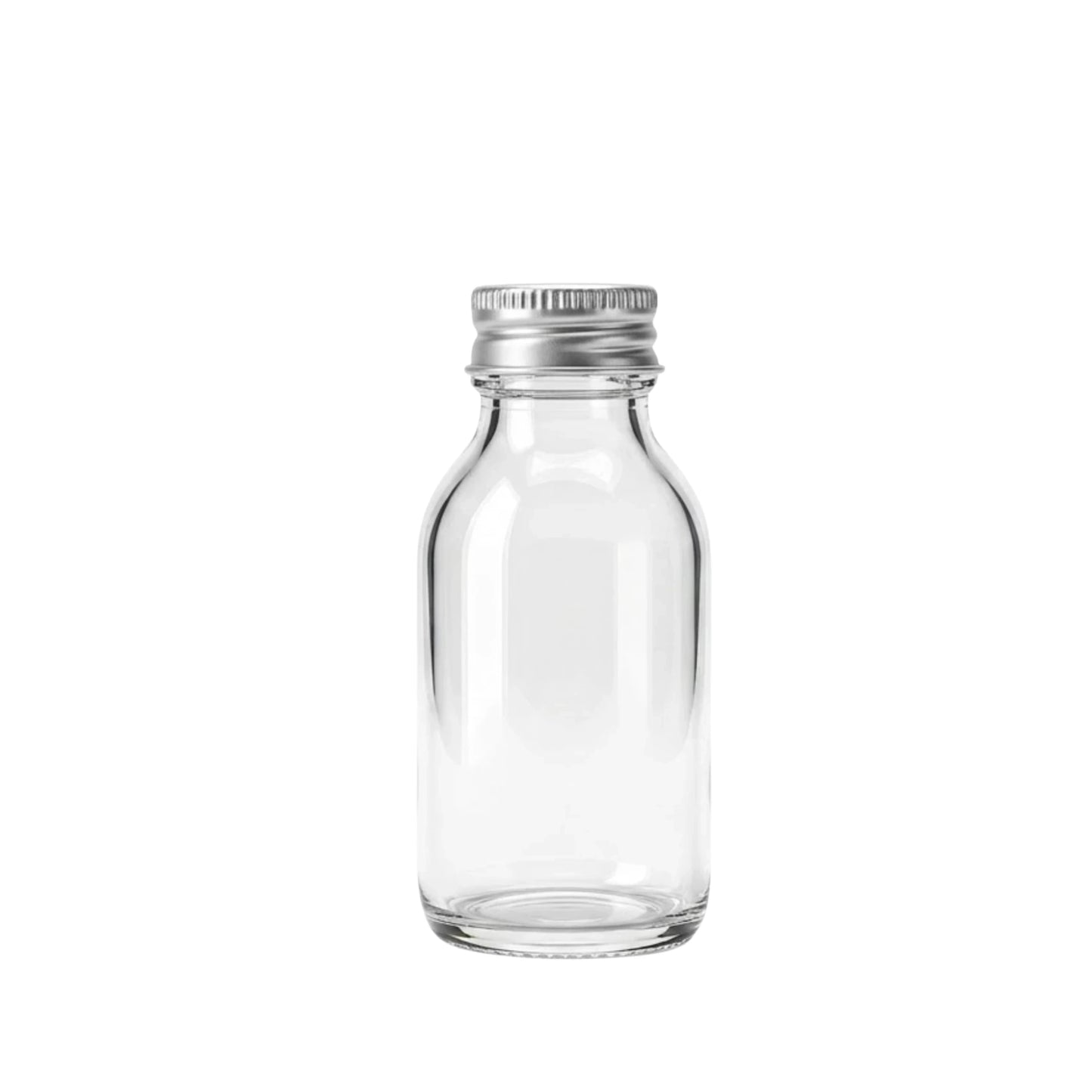 150ml Alpha/Sirop Clear Round Glass Bottle