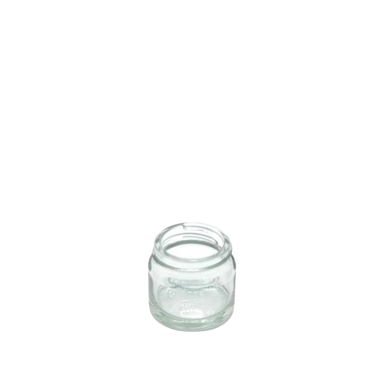 15ml Ointment Clear Round Glass Jar