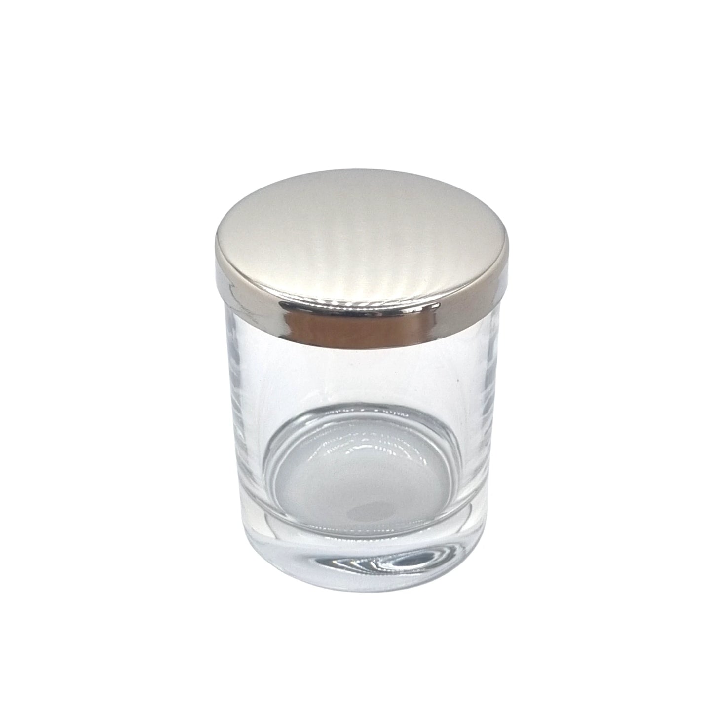 20cl Karen candle glass with silver lid