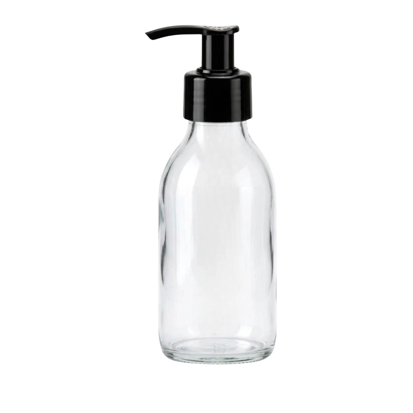 250ml Alpha/Sirop Clear Round Glass Bottle