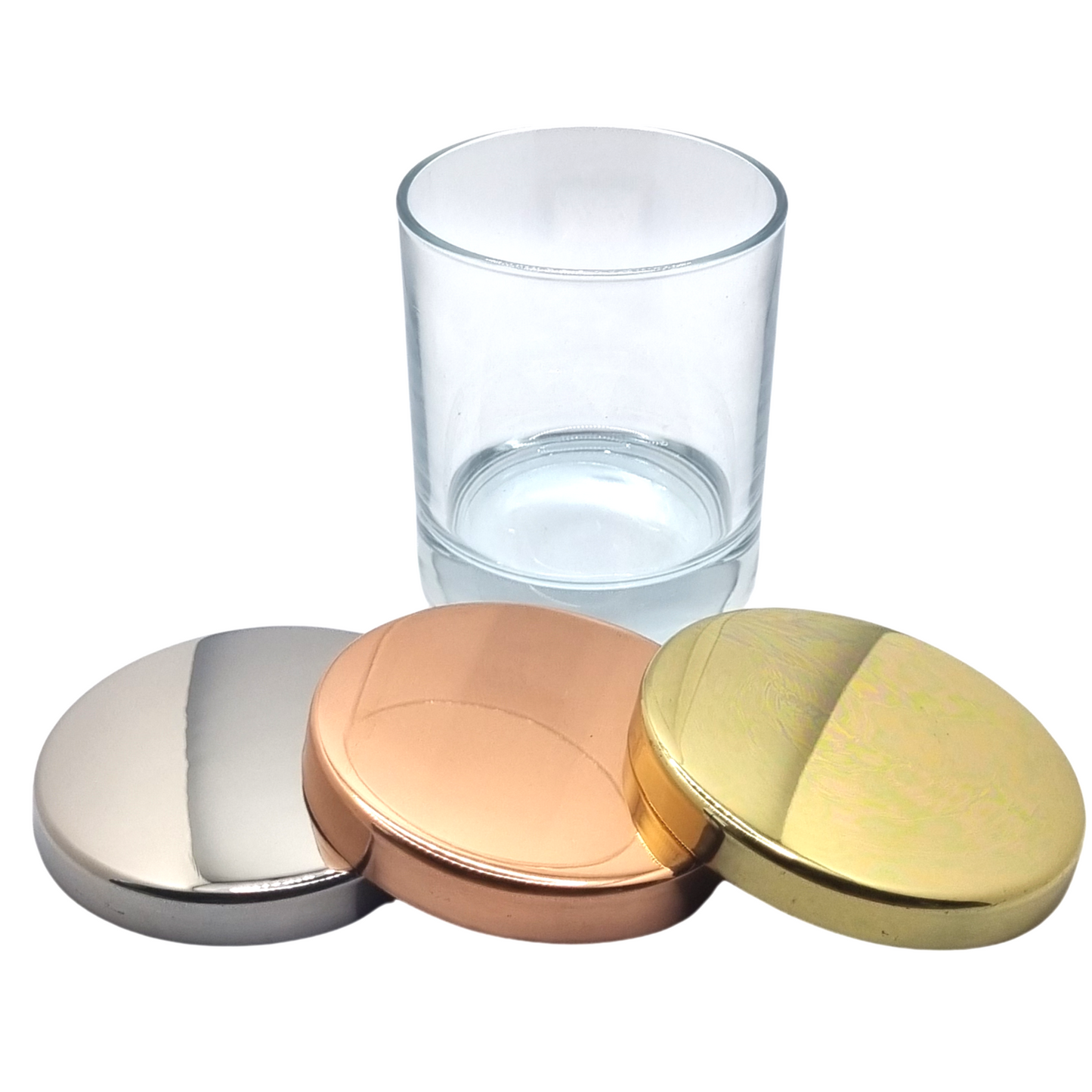 30cl Karen/Lucy Clear Round Candle Glass