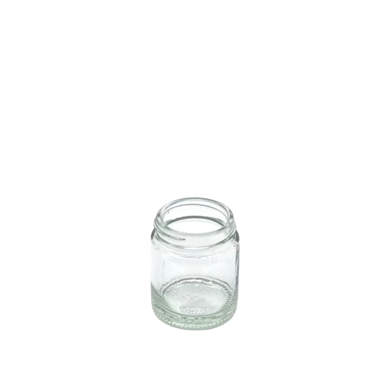 60ml Ointment Clear Round Glass Jar