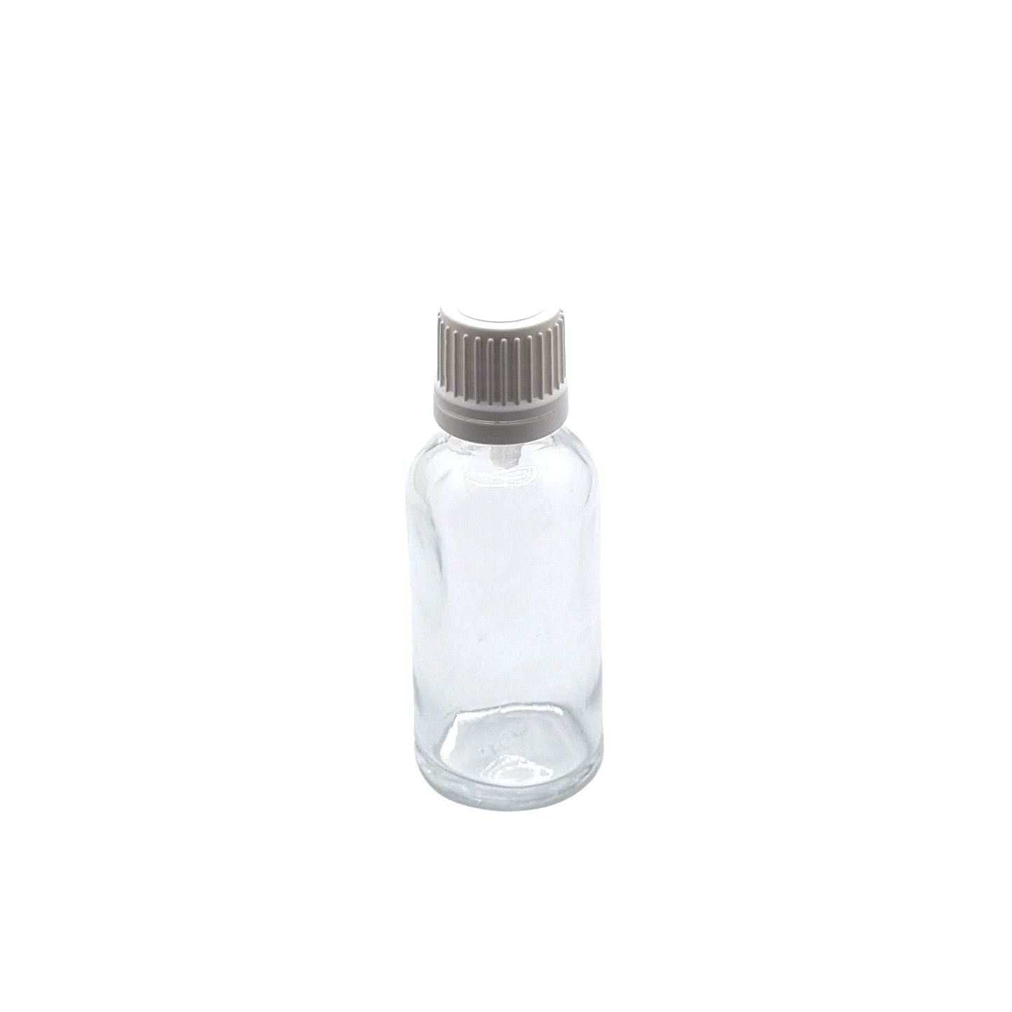 30ml Dropper Clear Round Glass Bottle