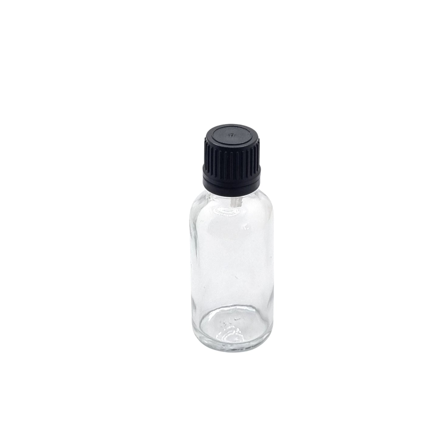 30ml Dropper Clear Round Glass Bottle