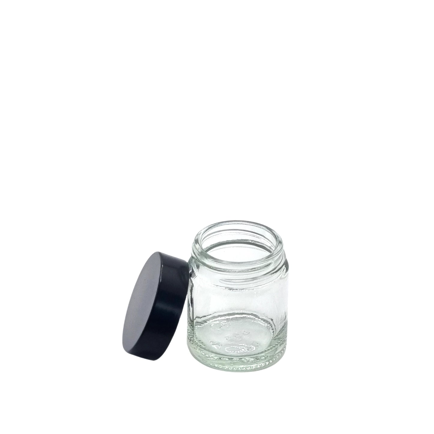 60ml Ointment Clear Round Glass Jar