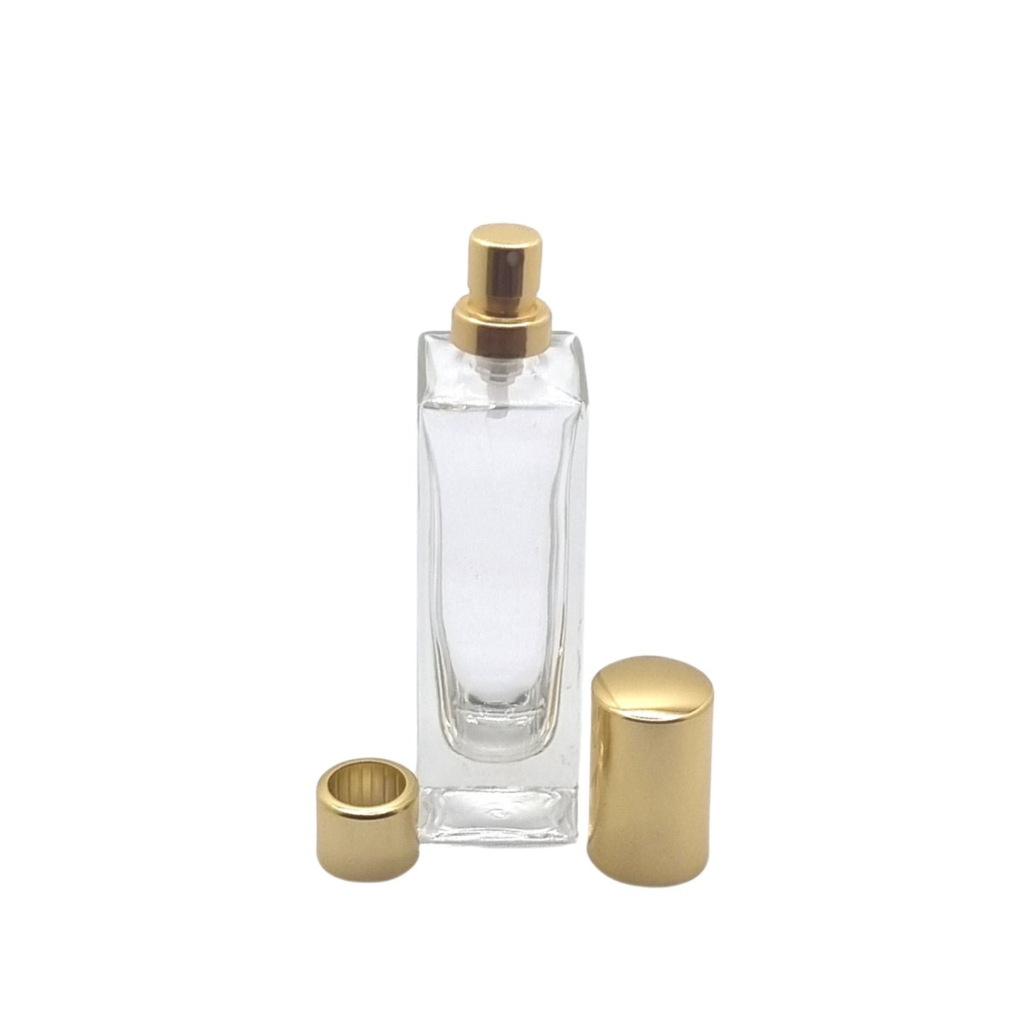 30ml Klee Clear Square Glass Bottle