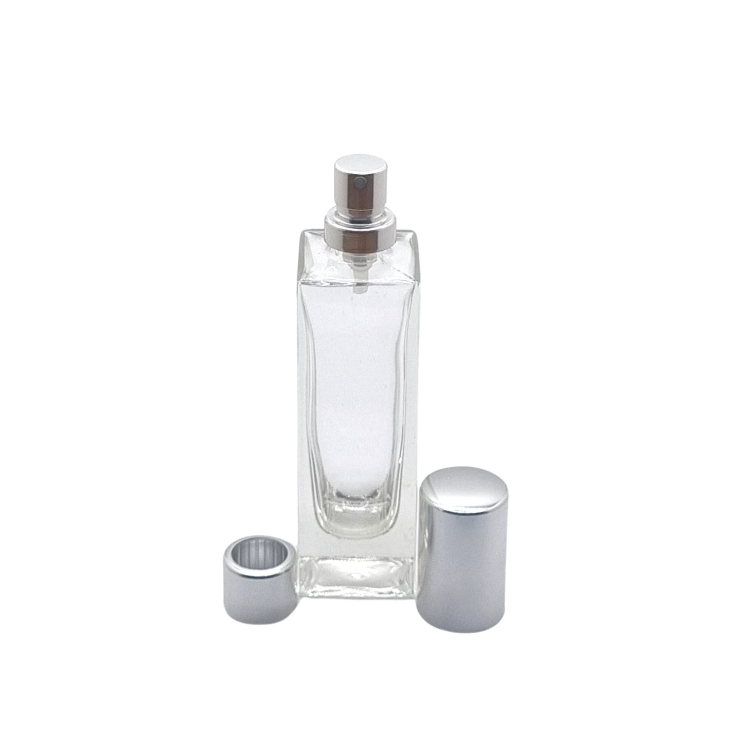 30ml Klee Clear Square Glass Bottle