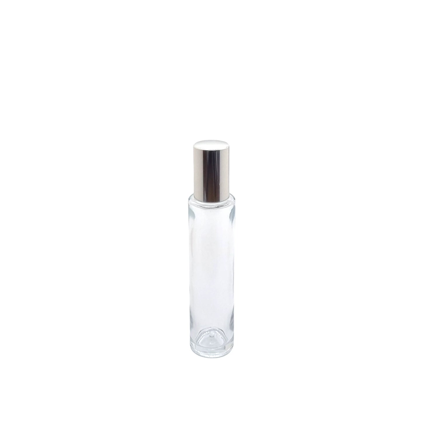 30ml Tall Cuban Clear Round Glass Bottle