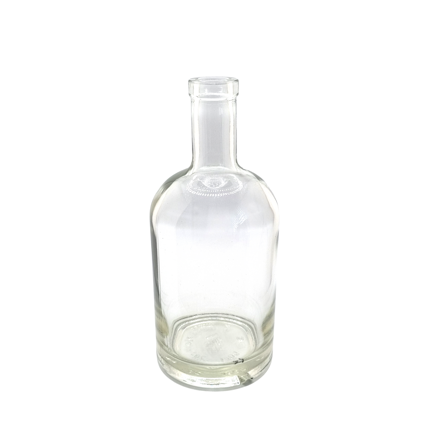500ml Hermes Clear Round Glass Bottle