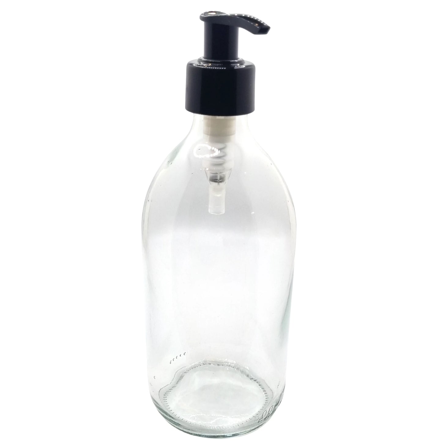 500ml Alpha/Sirop Clear Round Glass Bottle