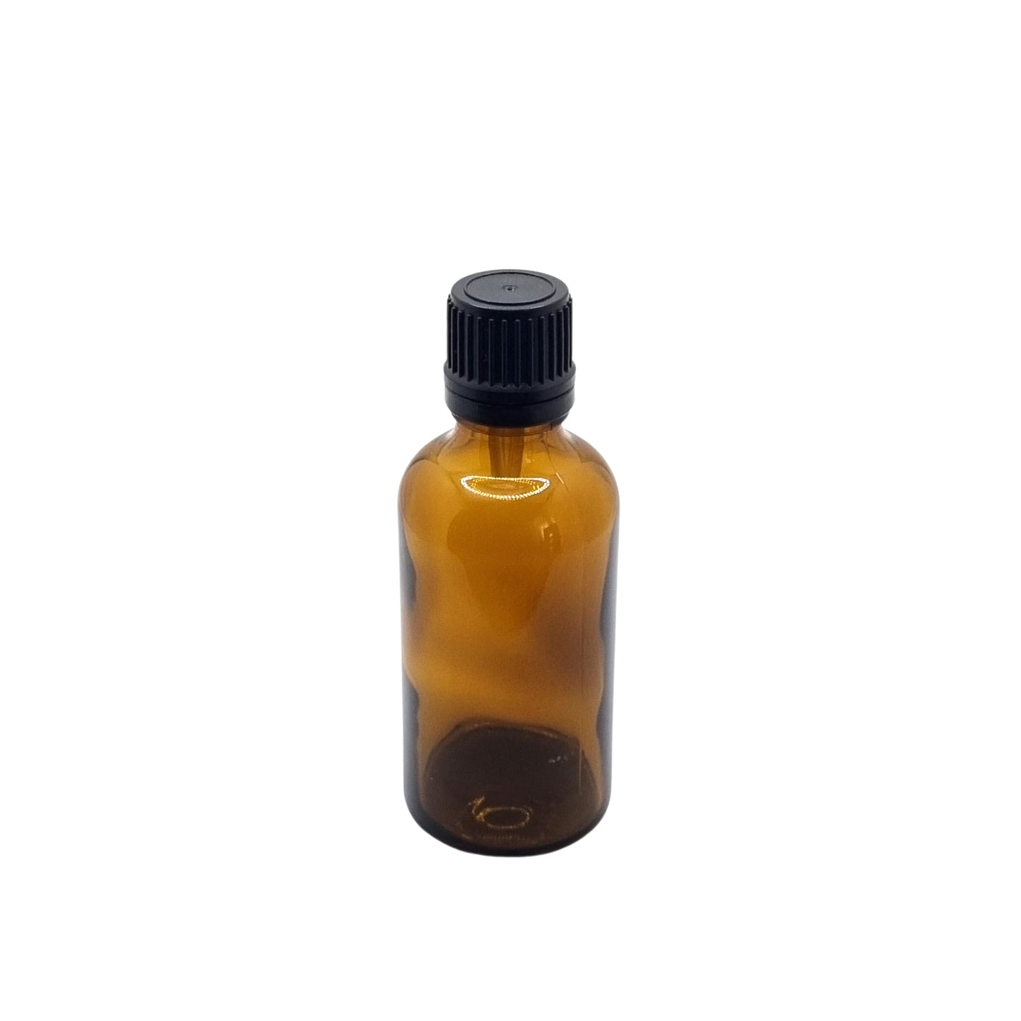 50ml Dropper Amber Round Glass Bottle