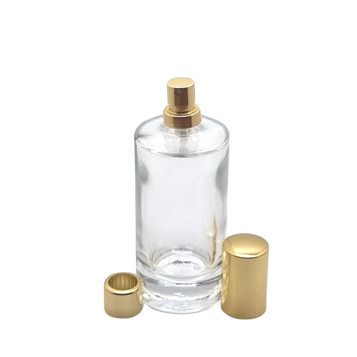 50ml Charlotte Clear Round Glass Bottle