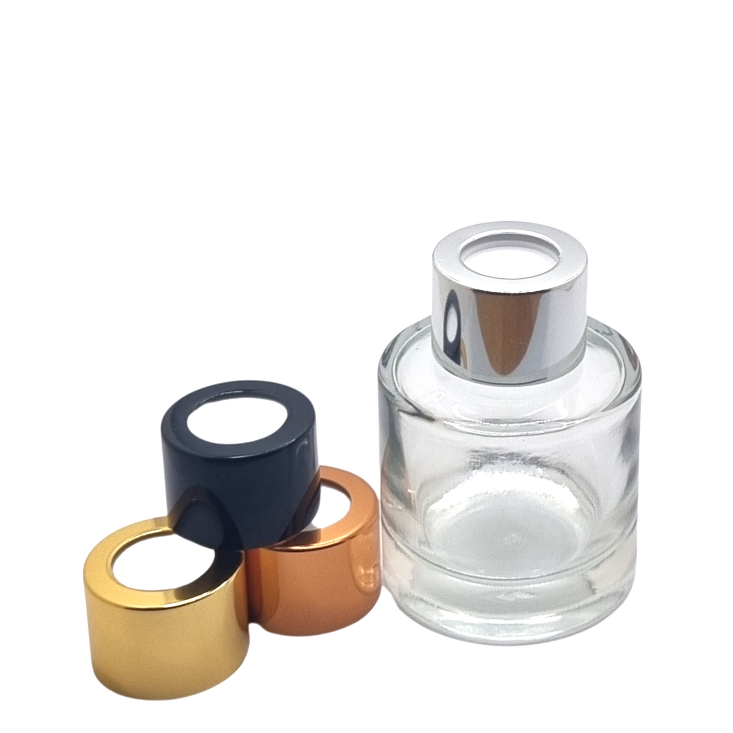 50ml Karen Clear Round Glass Diffuser Bottle