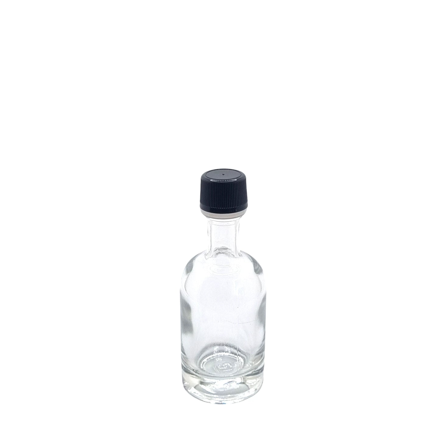 50ml Hermes Clear Round Glass Bottle
