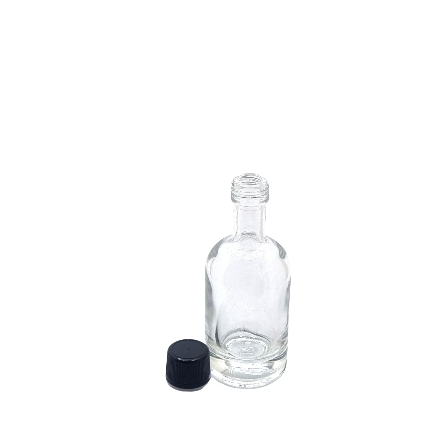 50ml Hermes Clear Round Glass Bottle