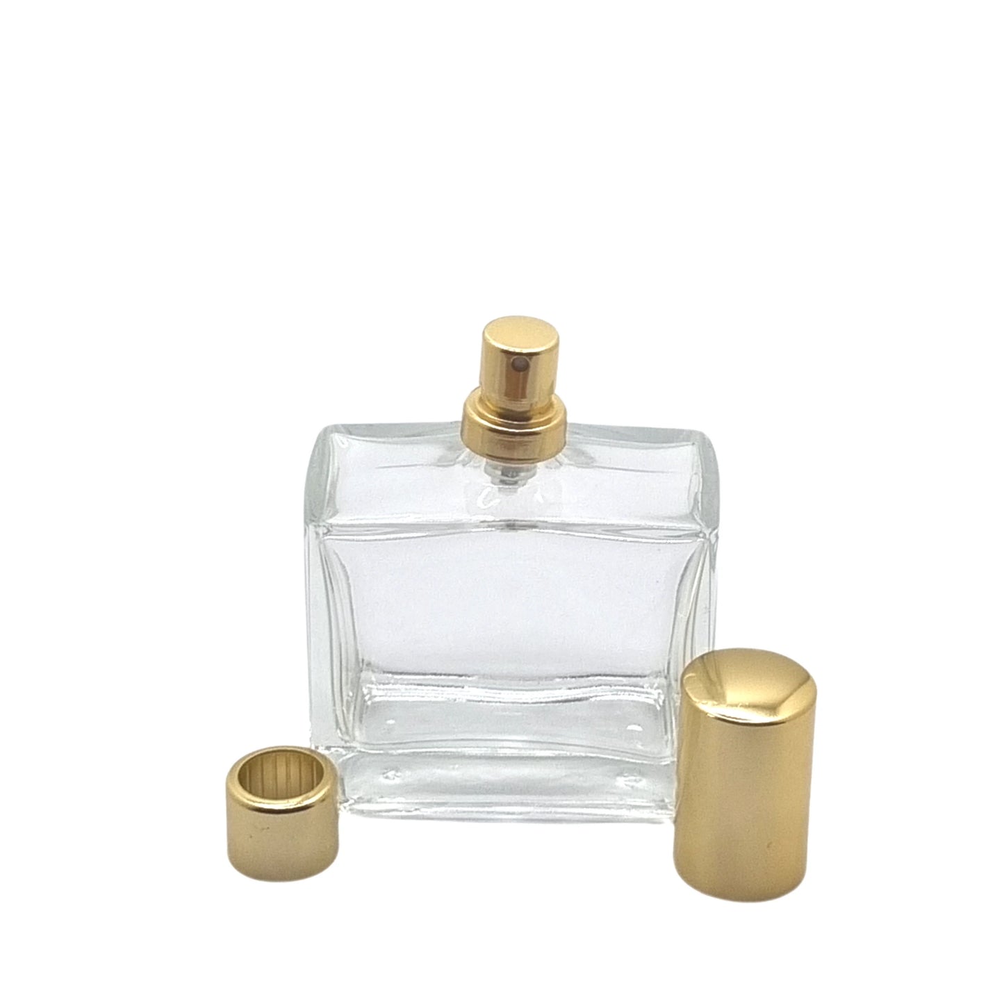 50ml Seurat Clear Rectangle Glass Bottle (Pallet Qty 5,184 Units)