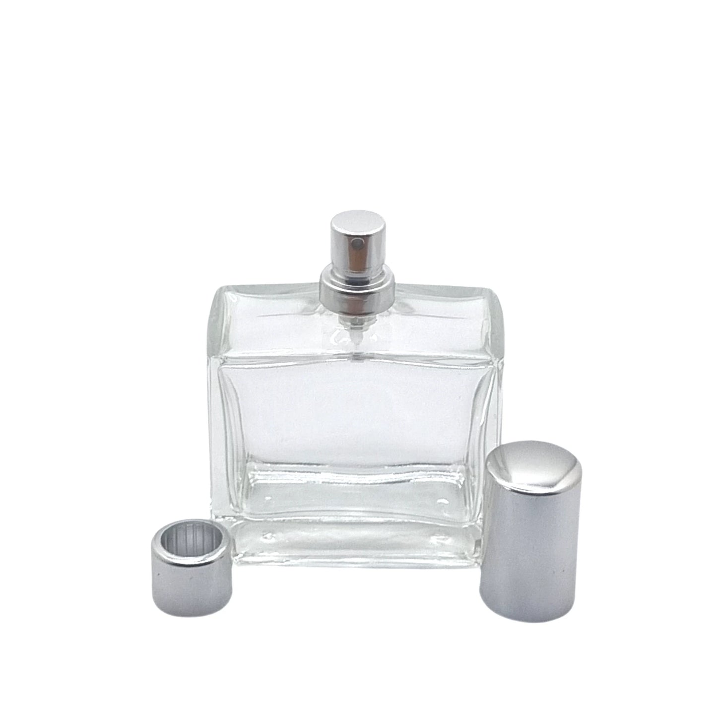 50ml Seurat Clear Rectangle Glass Bottle (Pallet Qty 5,184 Units)