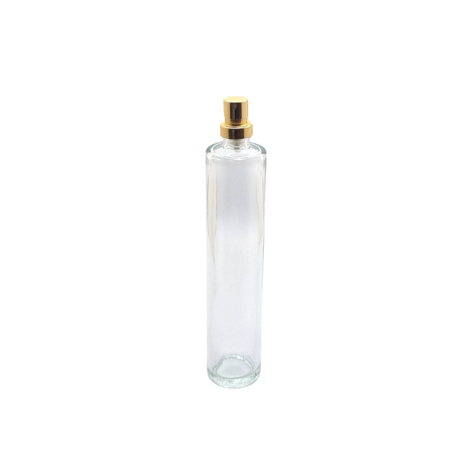 50ml Tall Cuban Clear Round Glass Bottle